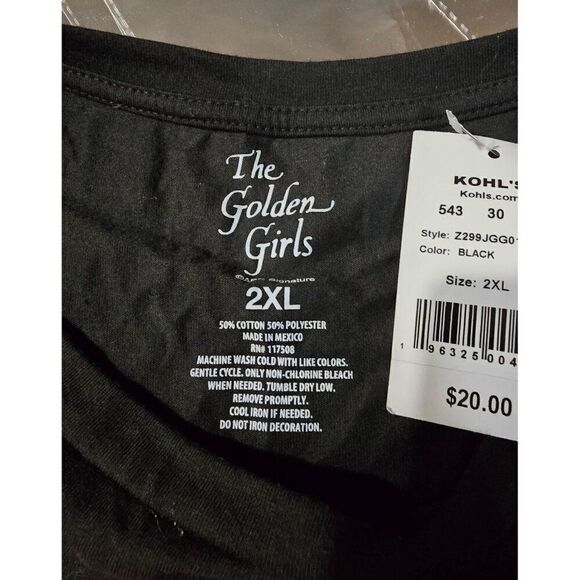 The Golden Girls Graphic T-Shirt 2XL NWT TV classic - Picture 6 of 6
